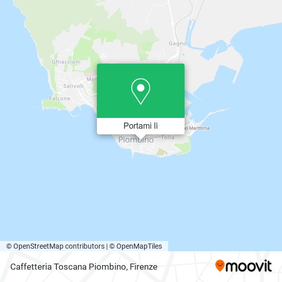 Mappa Caffetteria Toscana Piombino