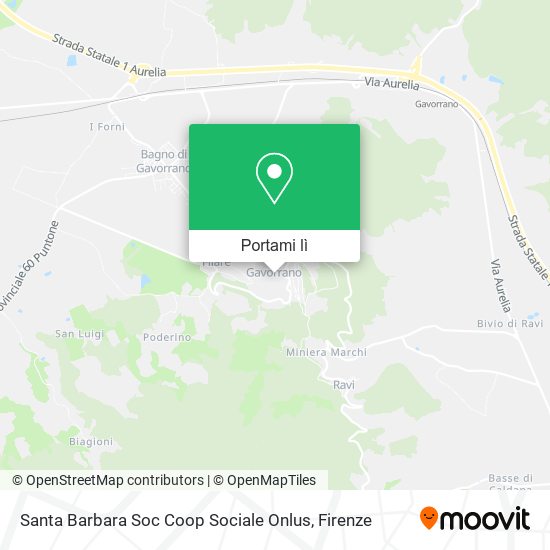 Mappa Santa Barbara Soc Coop Sociale Onlus