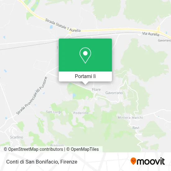 Mappa Conti di San Bonifacio