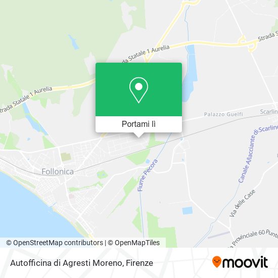 Mappa Autofficina di Agresti Moreno