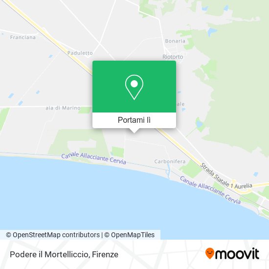 Mappa Podere il Mortelliccio