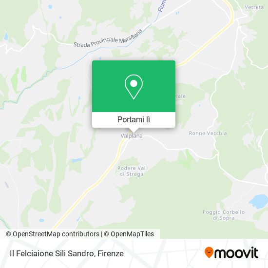 Mappa Il Felciaione Sili Sandro