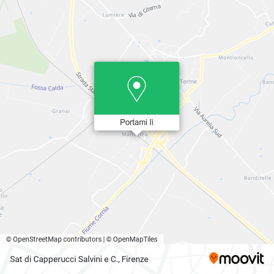 Mappa Sat di Capperucci Salvini e C.
