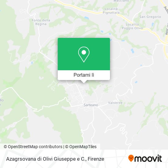 Mappa Azagrsovana di Olivi Giuseppe e C.