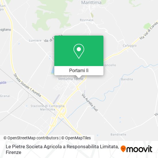 Mappa Le Pietre Societa Agricola a Responsabilita Limitata