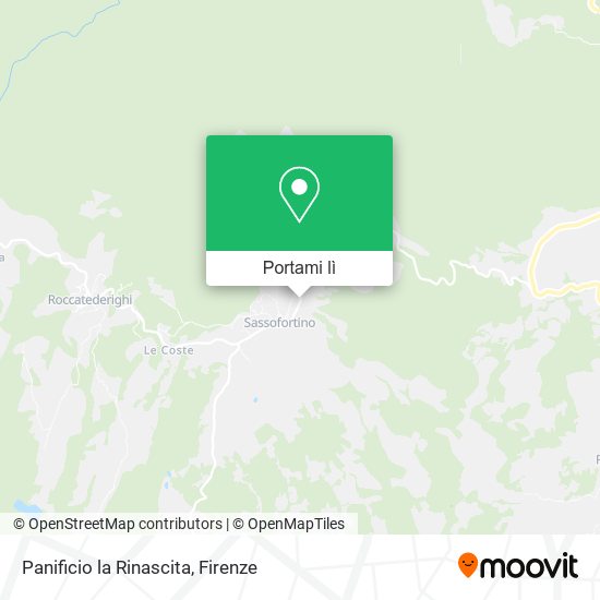 Mappa Panificio la Rinascita