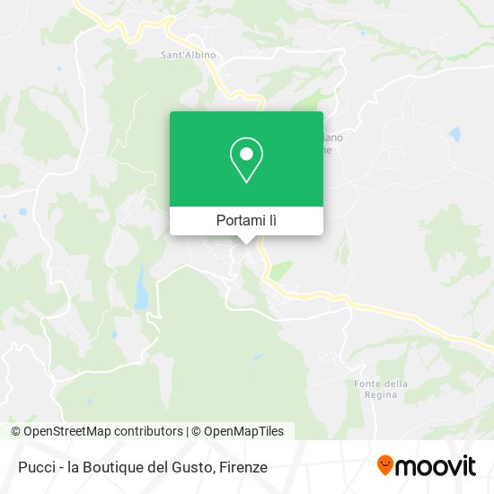Mappa Pucci - la Boutique del Gusto