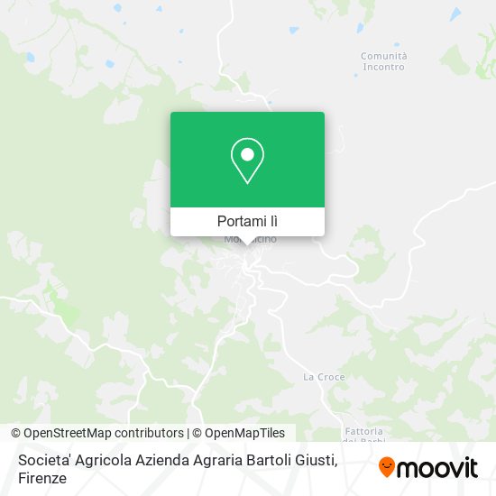 Mappa Societa' Agricola Azienda Agraria Bartoli Giusti