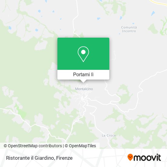 Mappa Ristorante il Giardino