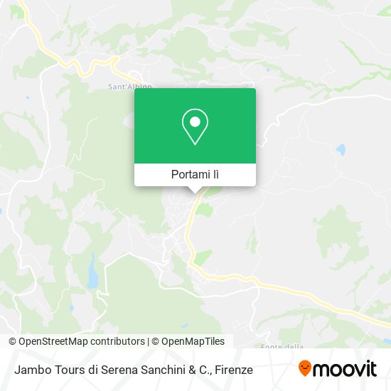 Mappa Jambo Tours di Serena Sanchini & C.