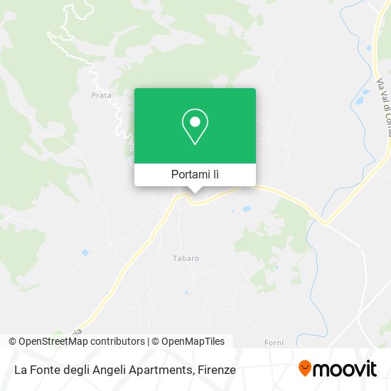 Mappa La Fonte degli Angeli Apartments
