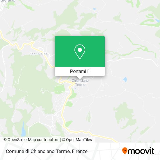 Mappa Comune di Chianciano Terme