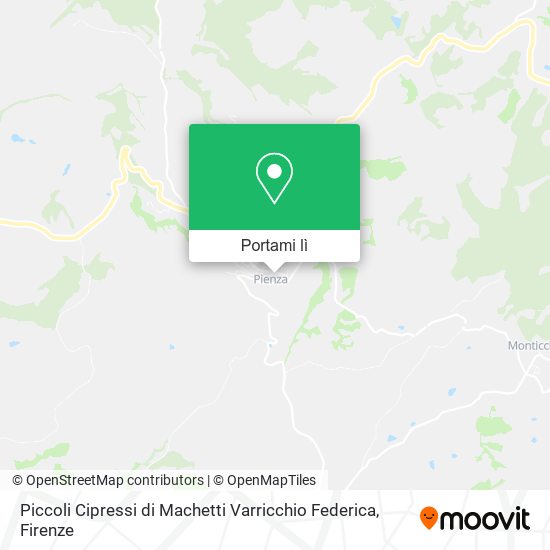 Mappa Piccoli Cipressi di Machetti Varricchio Federica