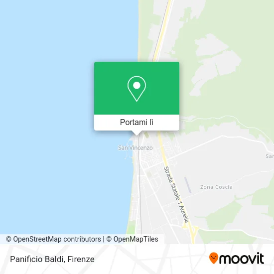 Mappa Panificio Baldi