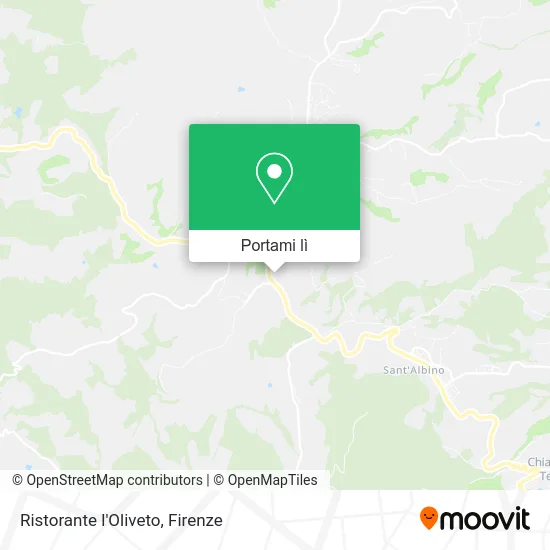 Mappa Ristorante l'Oliveto