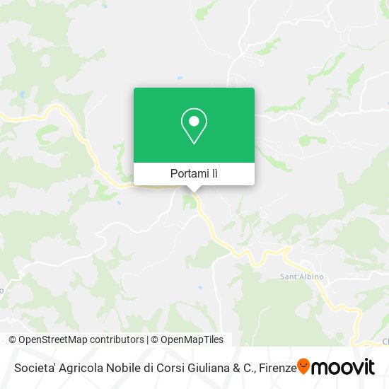 Mappa Societa' Agricola Nobile di Corsi Giuliana & C.