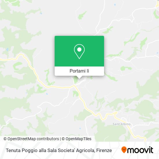 Mappa Tenuta Poggio alla Sala Societa' Agricola