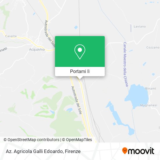 Mappa Az. Agricola Galli Edoardo