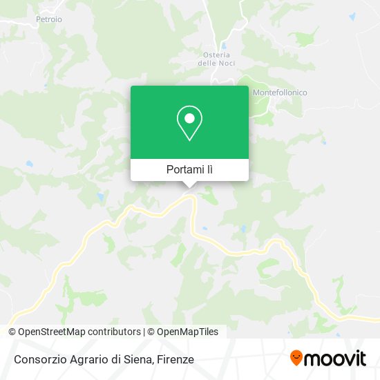Mappa Consorzio Agrario di Siena