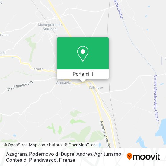Mappa Azagraria Podernovo di Dupre' Andrea-Agriturismo Contea di Piandivasco