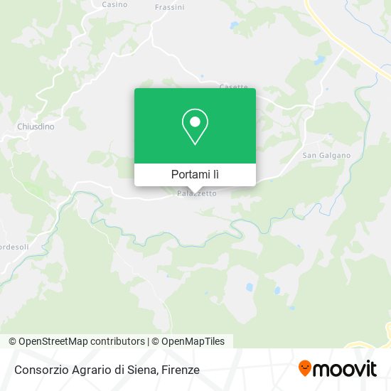 Mappa Consorzio Agrario di Siena