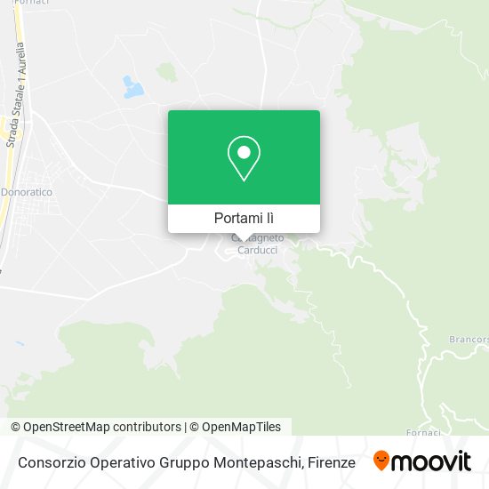 Mappa Consorzio Operativo Gruppo Montepaschi