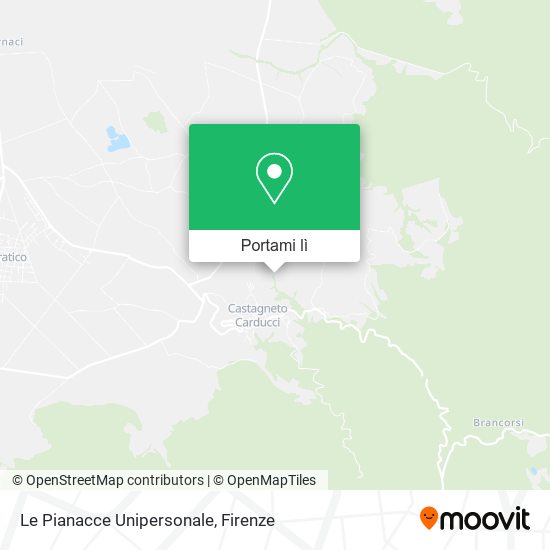 Mappa Le Pianacce Unipersonale