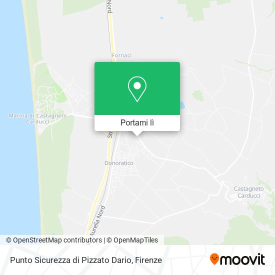 Mappa Punto Sicurezza di Pizzato Dario