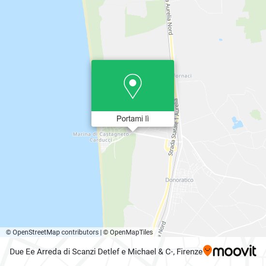 Mappa Due Ee Arreda di Scanzi Detlef e Michael & C-