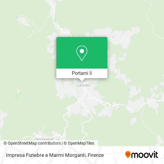 Mappa Impresa Funebre e Marmi Morganti
