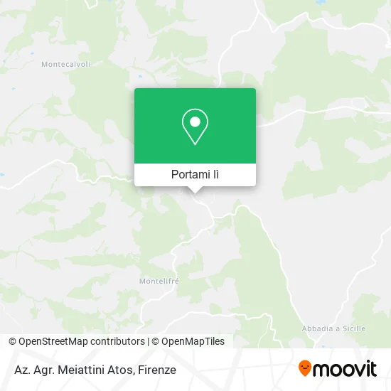 Mappa Az. Agr. Meiattini Atos