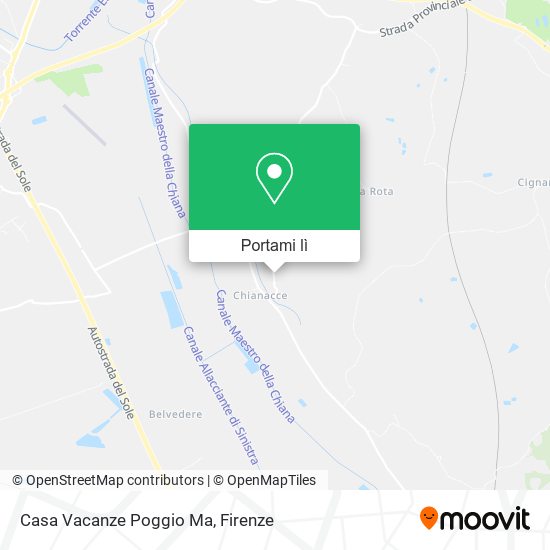 Mappa Casa Vacanze Poggio Ma