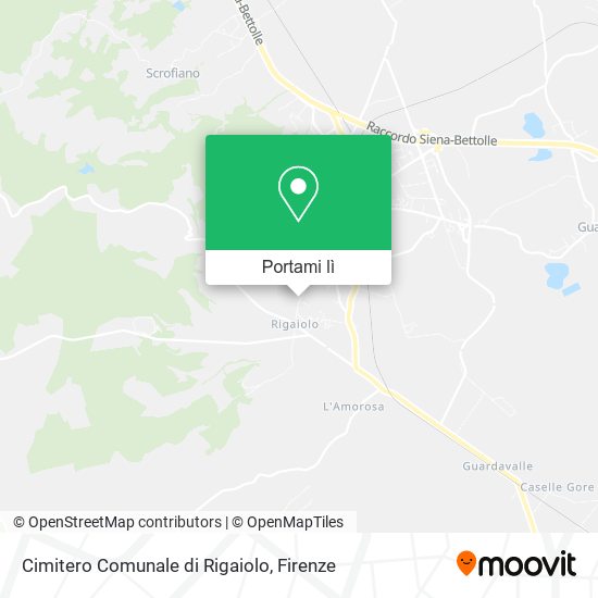 Mappa Cimitero Comunale di Rigaiolo