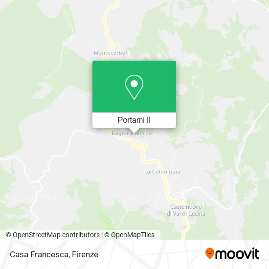 Mappa Casa Francesca