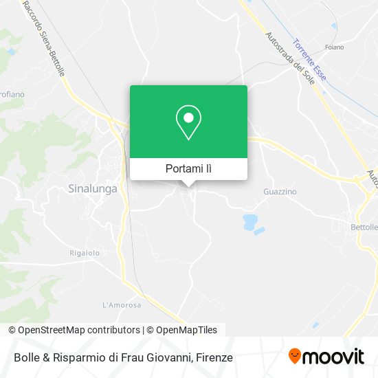 Mappa Bolle & Risparmio di Frau Giovanni