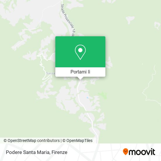 Mappa Podere Santa Maria