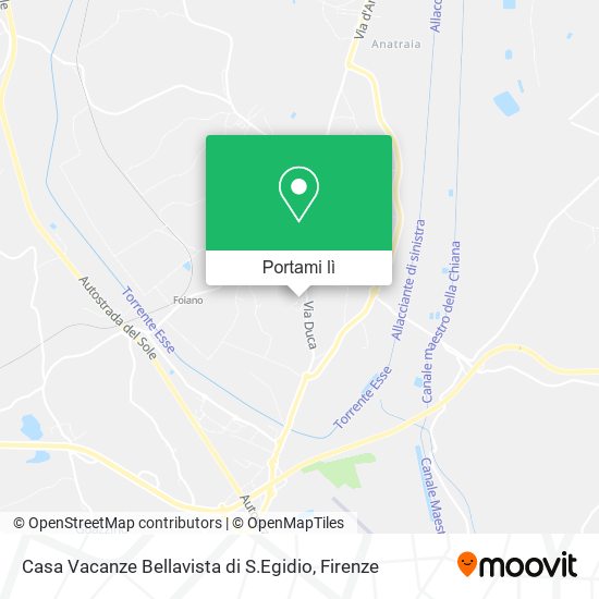 Mappa Casa Vacanze Bellavista di S.Egidio