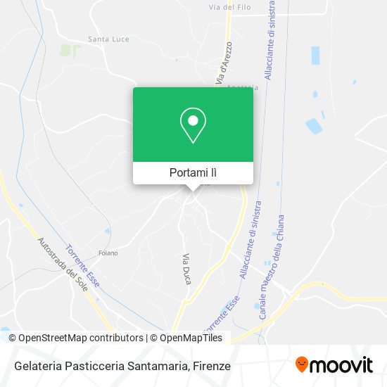 Mappa Gelateria Pasticceria Santamaria
