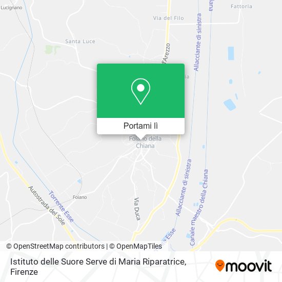 Mappa Istituto delle Suore Serve di Maria Riparatrice