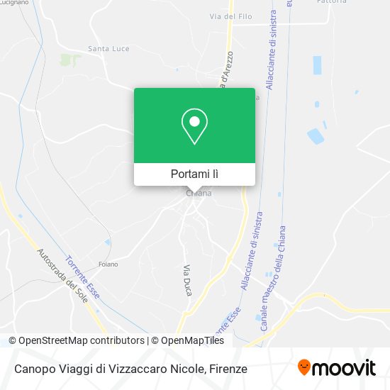 Mappa Canopo Viaggi di Vizzaccaro Nicole