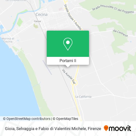 Mappa Gioia, Selvaggia e Fabio di Valentini Michele