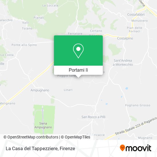 Mappa La Casa del Tappezziere