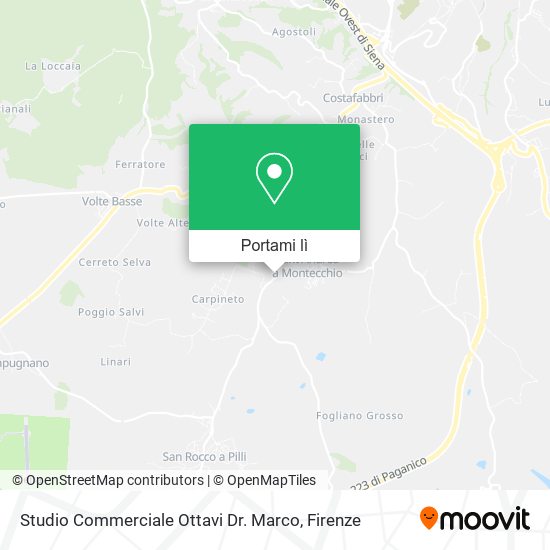 Mappa Studio Commerciale Ottavi Dr. Marco
