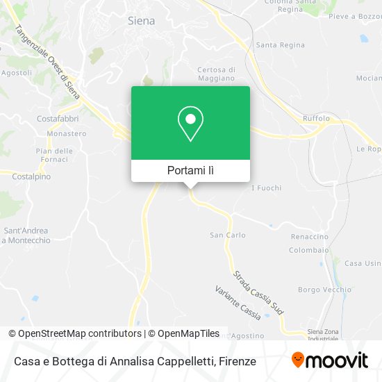 Mappa Casa e Bottega di Annalisa Cappelletti