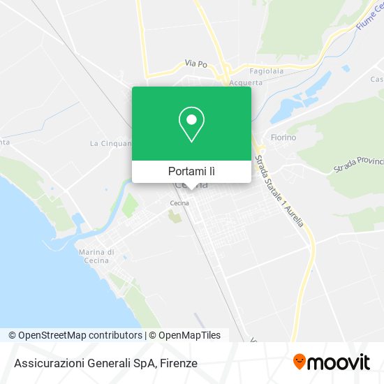 Mappa Assicurazioni Generali SpA