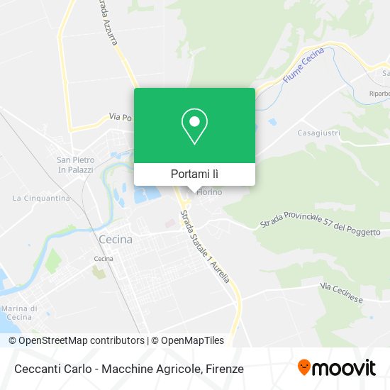 Mappa Ceccanti Carlo - Macchine Agricole