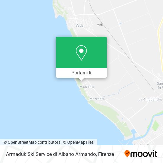 Mappa Armaduk Ski Service di Albano Armando