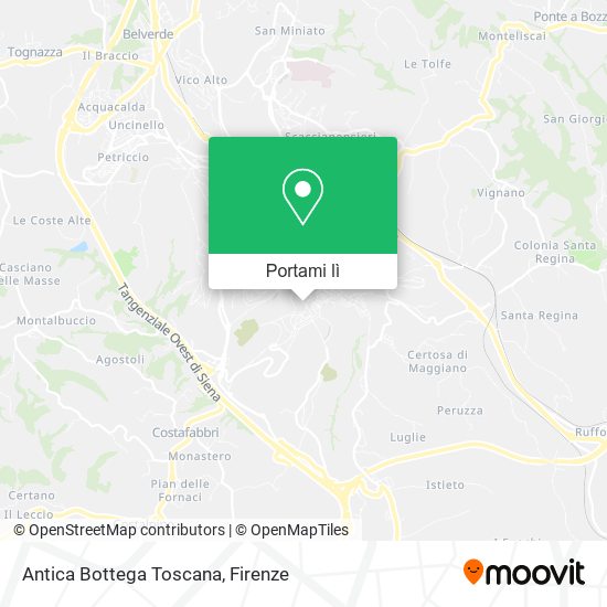 Mappa Antica Bottega Toscana