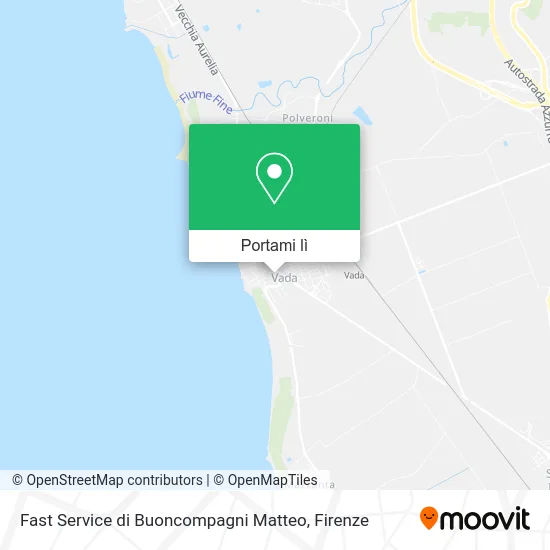 Mappa Fast Service di Buoncompagni Matteo