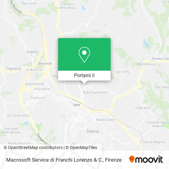 Mappa Macrosoft Service di Franchi Lorenzo & C.